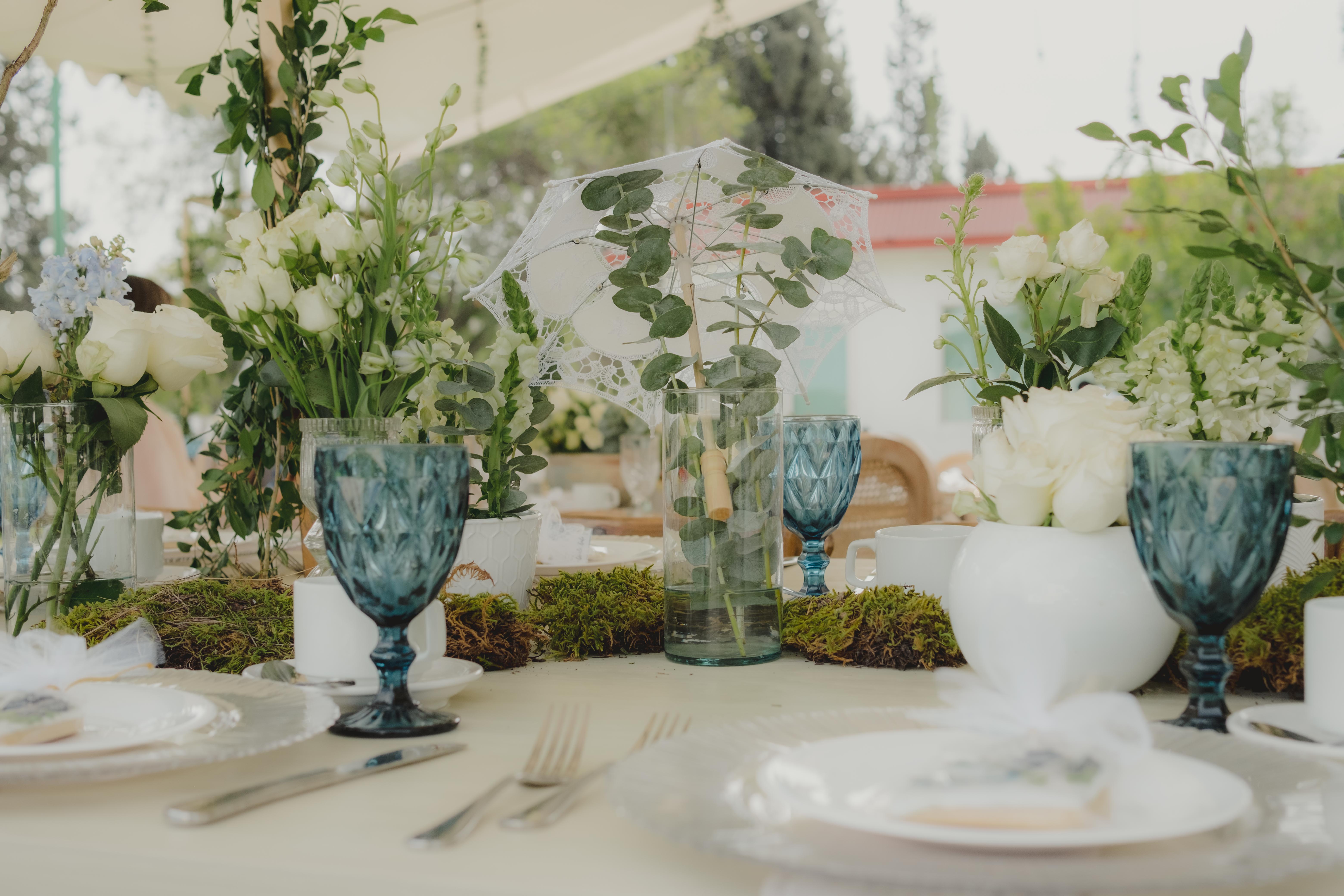 Aspectos de la decoración Y el centro de mesa.